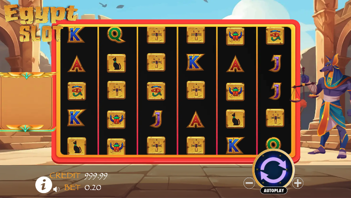 Egypt Slot Adventure - Classic Egyptian-themed slot featuring Anubis, pharaohs, and traditional symbols